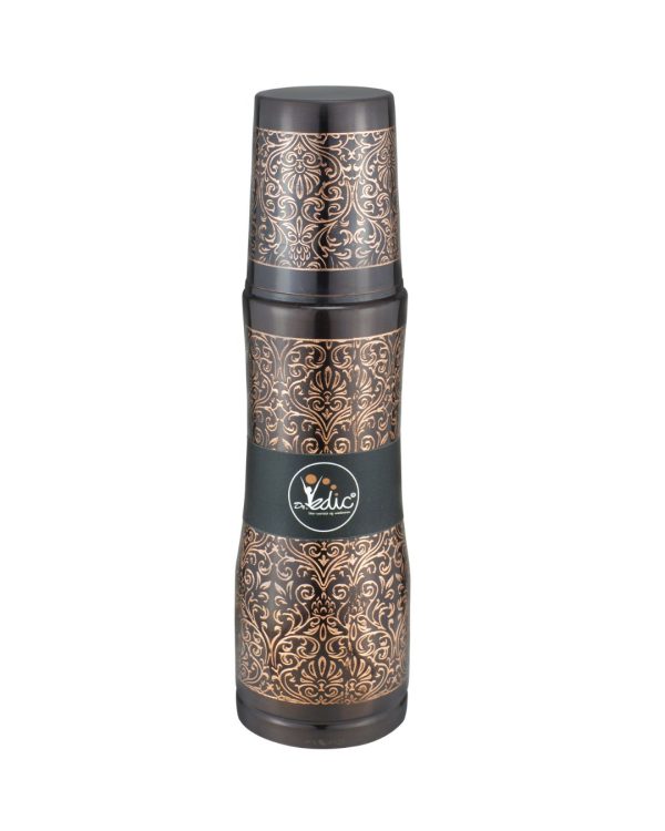Drvedic Copper Curve Glass Bottle - Image 2