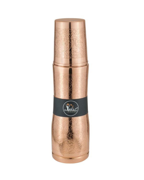 Drvedic Copper Curve Glass Bottle - Image 4