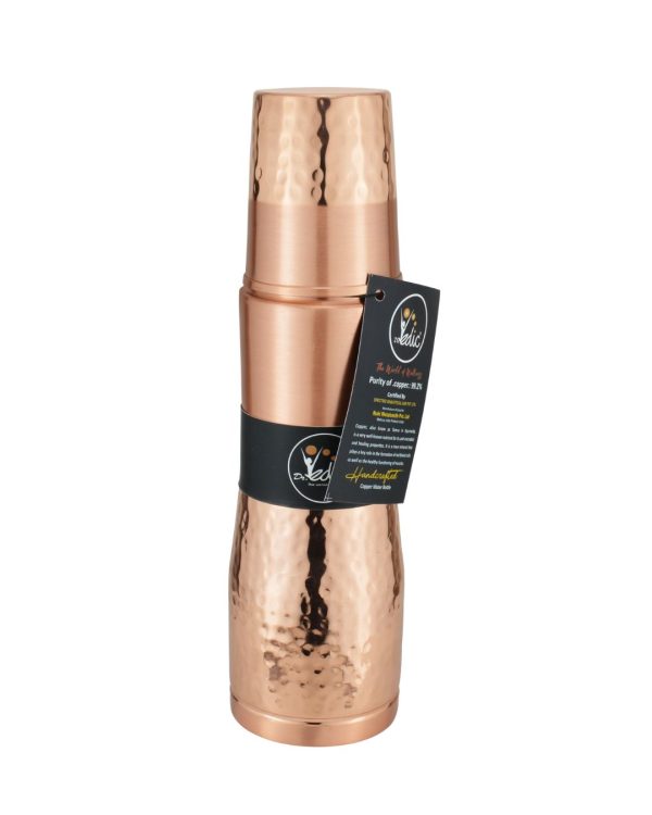 Drvedic Copper Curve Glass Bottle - Image 3