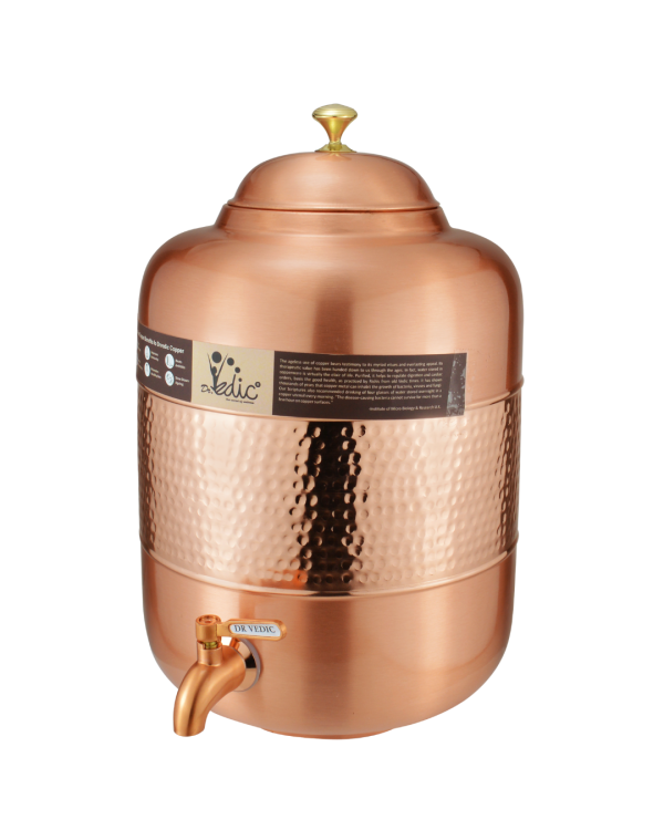Drvedic Copper Aayurveda Mataka (Two Tone)