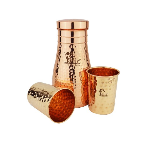 Drvedic Copper Water Pot – 3pcs - Image 2